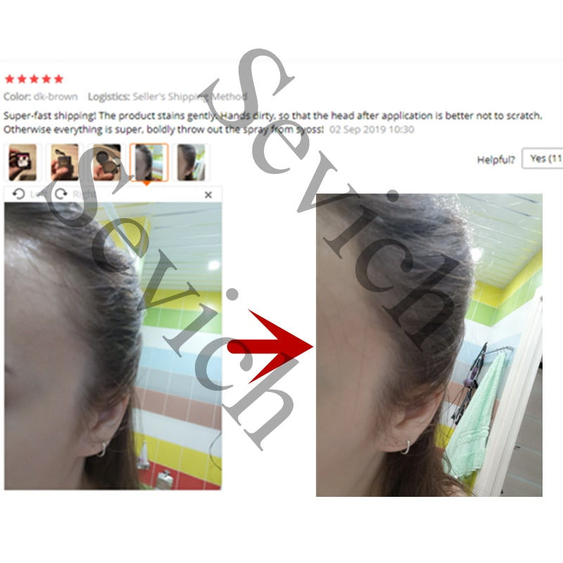 Modified Repair Hair Loss Shadow Trimming Powder