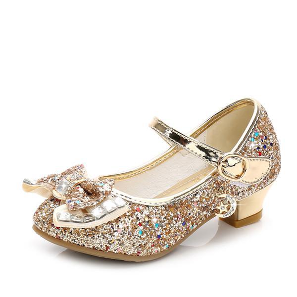 Party Dance Children Kids Shoes 3-14 Years Princess High Heels Child Wedding Shoes