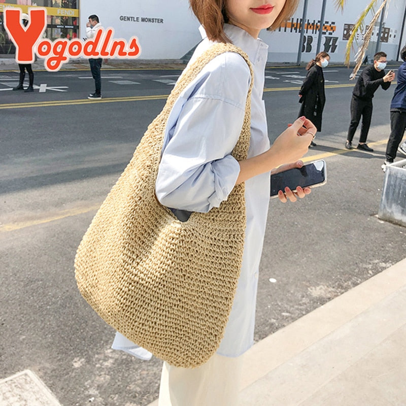 Summer Woven Straw Bag For Women