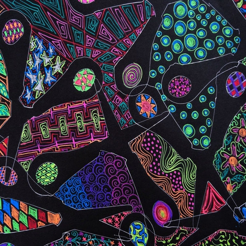 48pcs Glitter Sketch Drawing Color Pen Markers