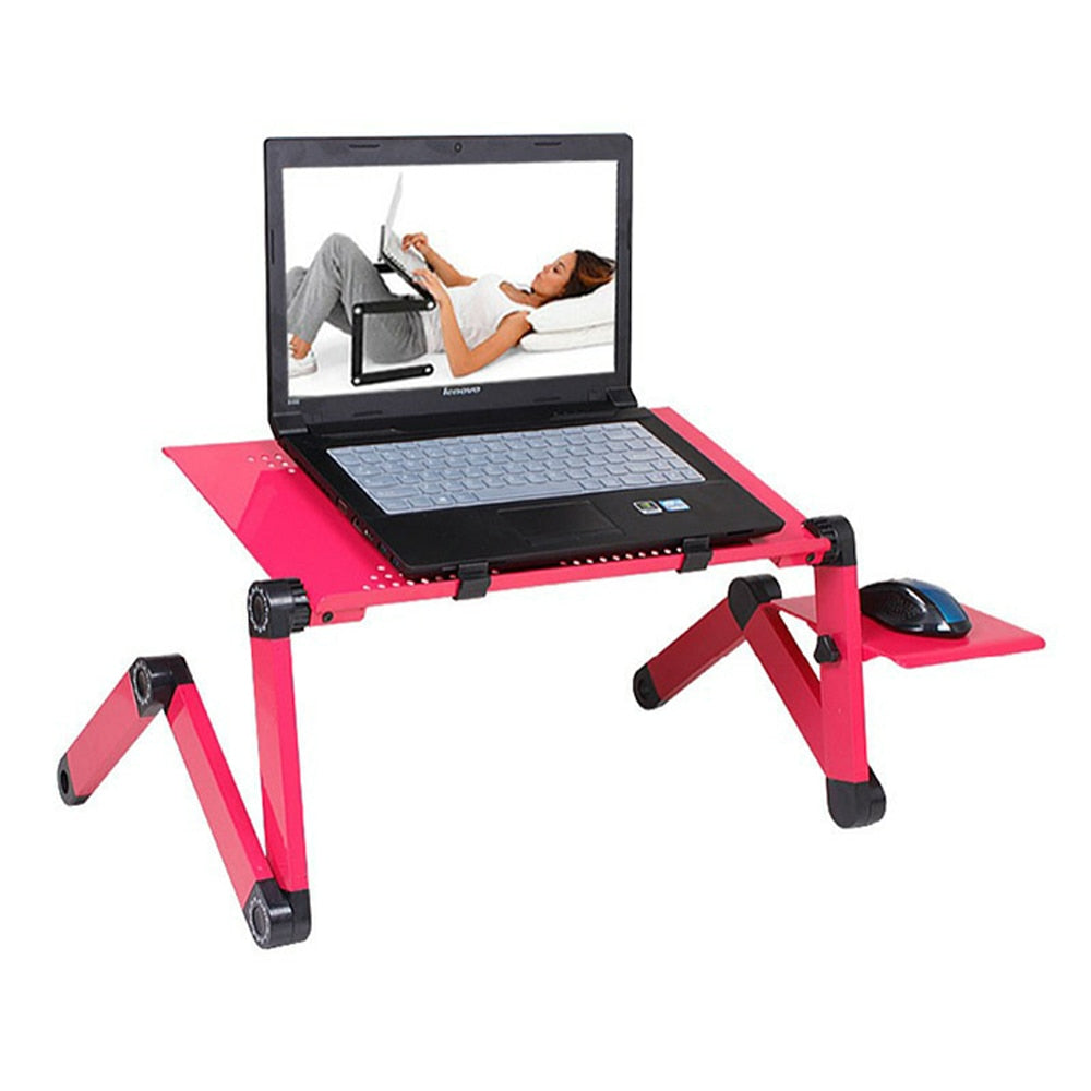 Ergonomic Notebook Table Desk Stand With Mouse Pad