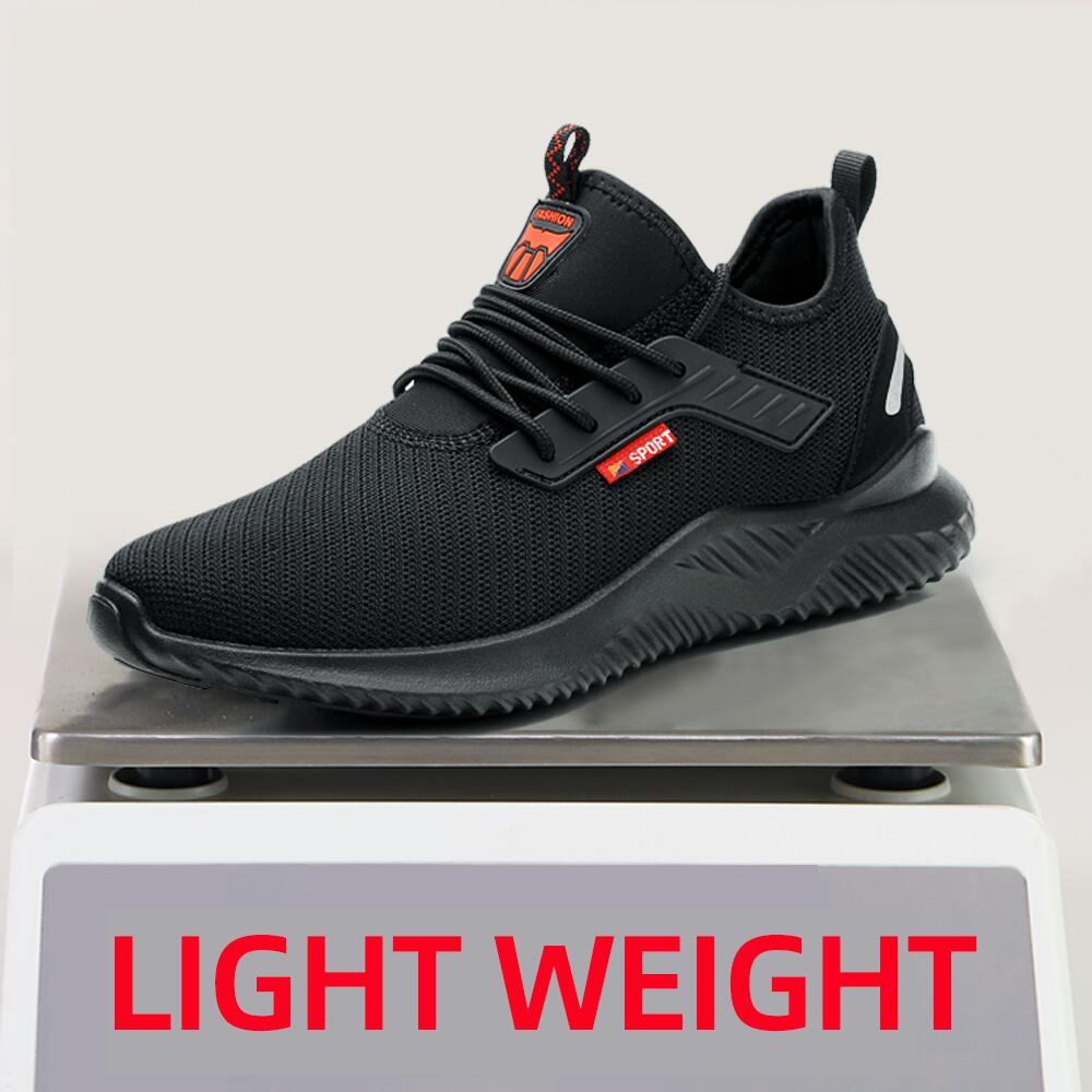 Men Safety Puncture-Proof Work Shoes Boots Fashion Indestructible Footwear Security