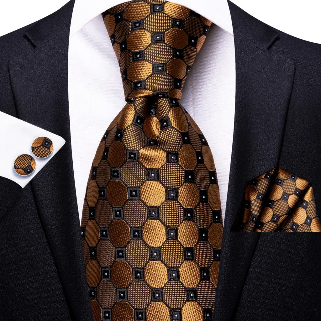 Hi-Tie Peacock Blue Novelty Design Silk Wedding Tie For Men