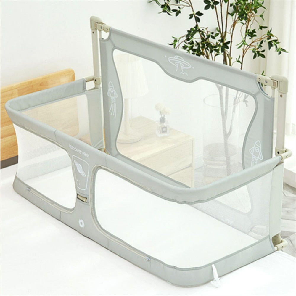 Comfortable Toddler Baby Bed within Bed Safety Protection Easy To Install Bedside Crib