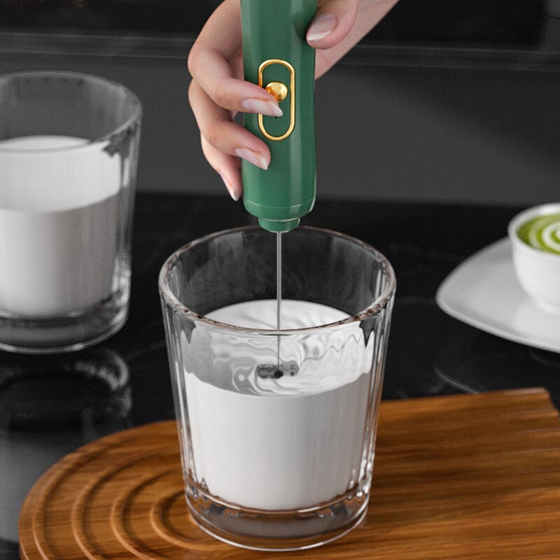 1PCS Handheld Electric Milk Egg Beater Kitchen Drink Mixer Coffee Creamer Whisk