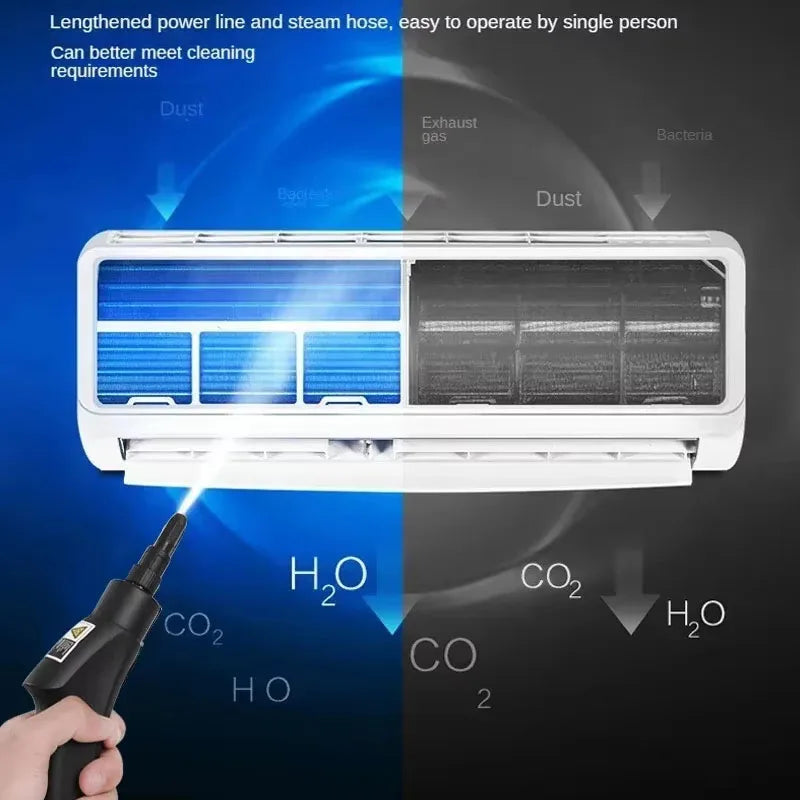 Steam cleaning machine, efficient sterilization kitchen cover air conditioning cover cleaning, automobile glass cleaning machine