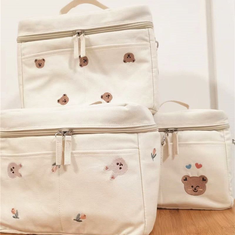 Waterproof Baby Feeding Bottle Cooler Bag Stroller Baby Nappy Bag for Pram Organizer Diaper Pouch