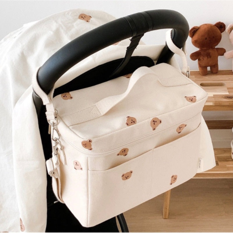 Waterproof Baby Feeding Bottle Cooler Bag Stroller Baby Nappy Bag for Pram Organizer Diaper Pouch
