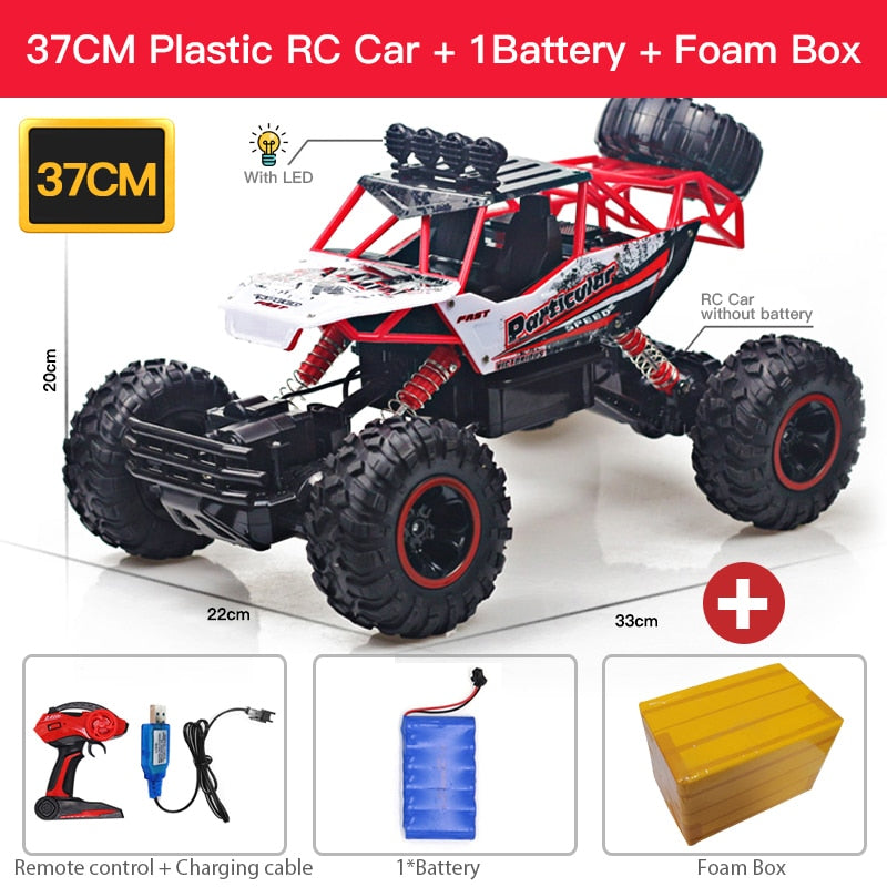 4WD RC Car With Led Lights For Children