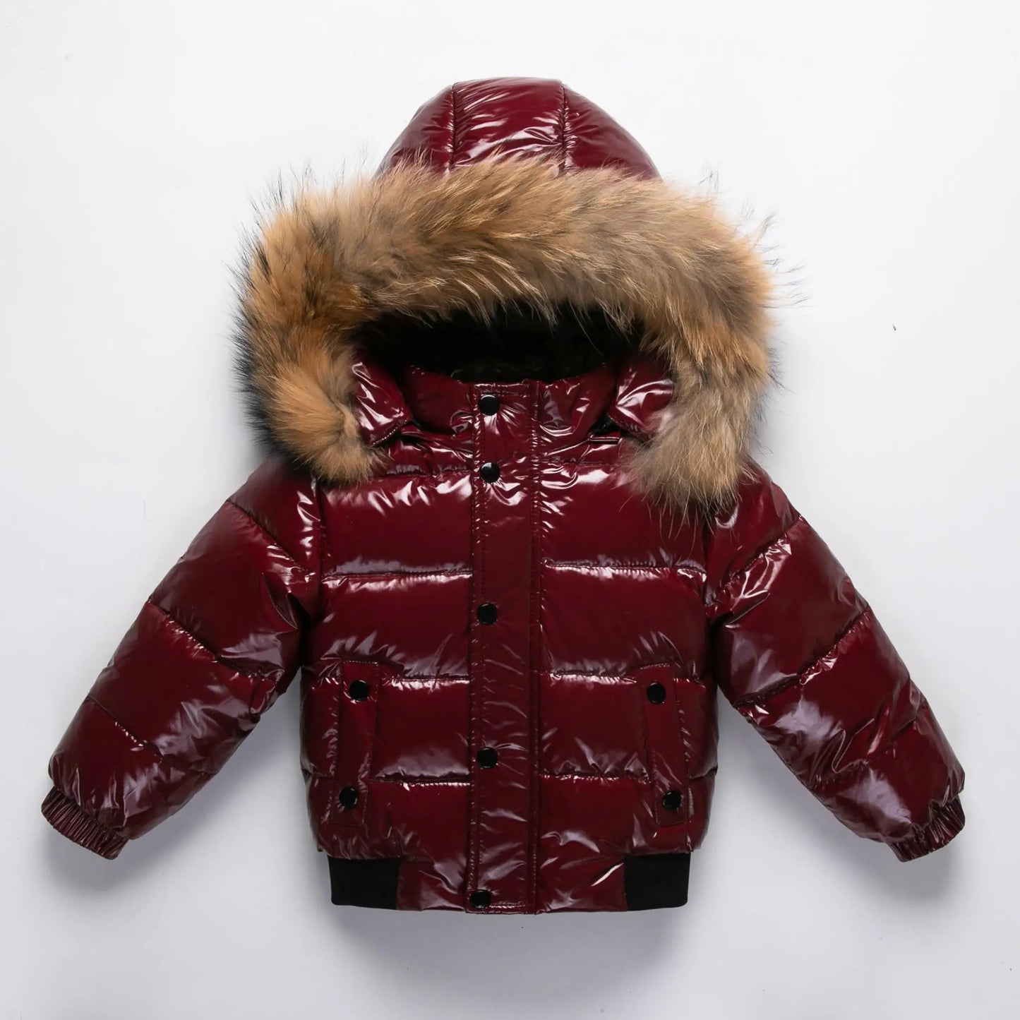 Winter Coat White Duck Down Jacket For Boys Children's Clothes Thickened Outerwear Infant With Nature Fur 2-10y Parka Kids