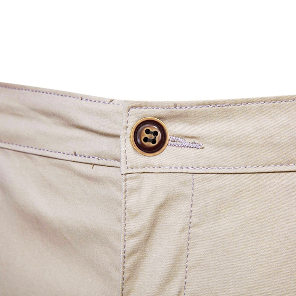 Casual Business Social Elastic Waist Men Beach Shorts