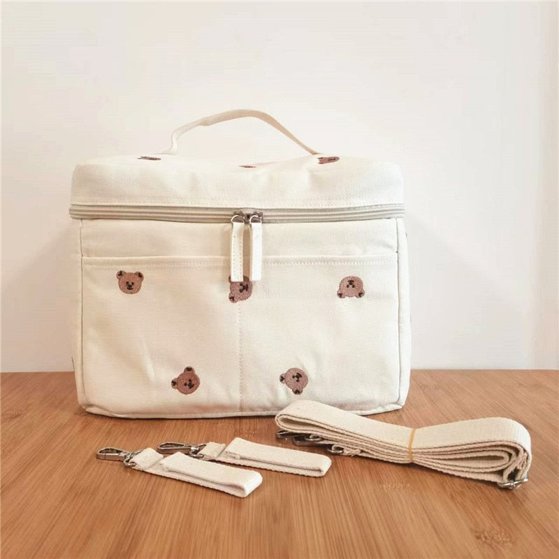 Waterproof Baby Feeding Bottle Cooler Bag Stroller Baby Nappy Bag for Pram Organizer Diaper Pouch