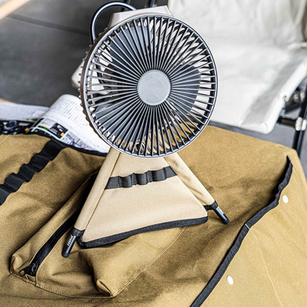 Camping Fan Storage Roll Paper Box Tripod