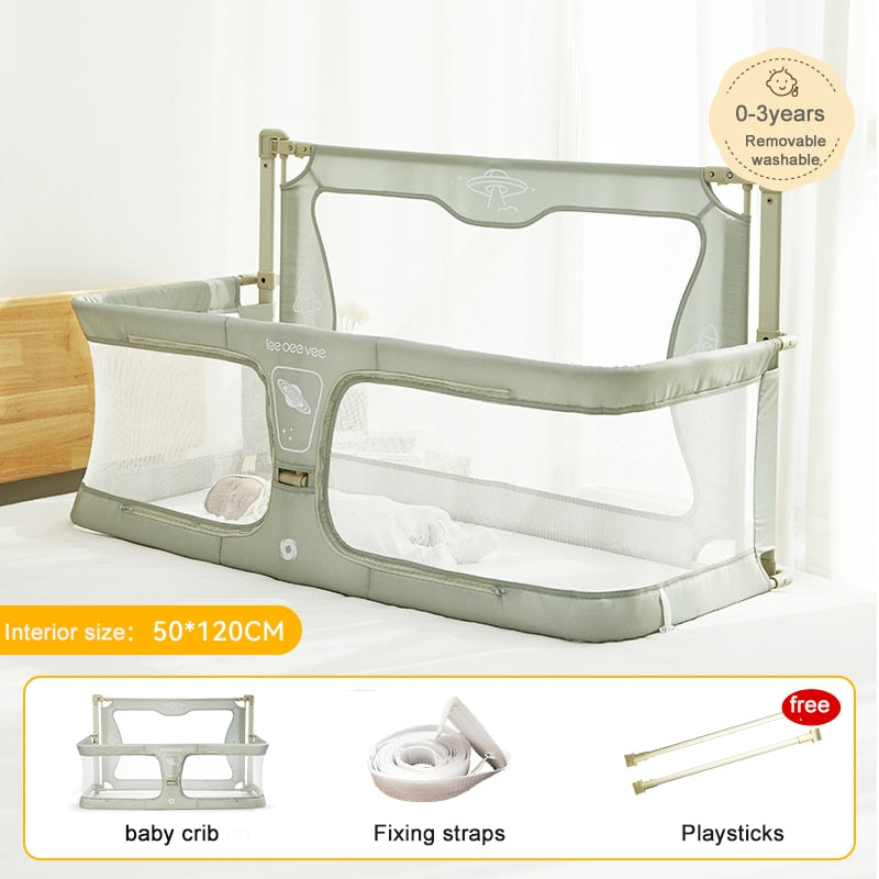 Comfortable Toddler Baby Bed within Bed Safety Protection Easy To Install Bedside Crib