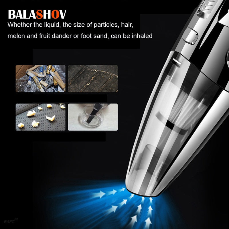 Wireless Powerful Cyclone Suction Rechargeable Handheld Vacuum Cleaner