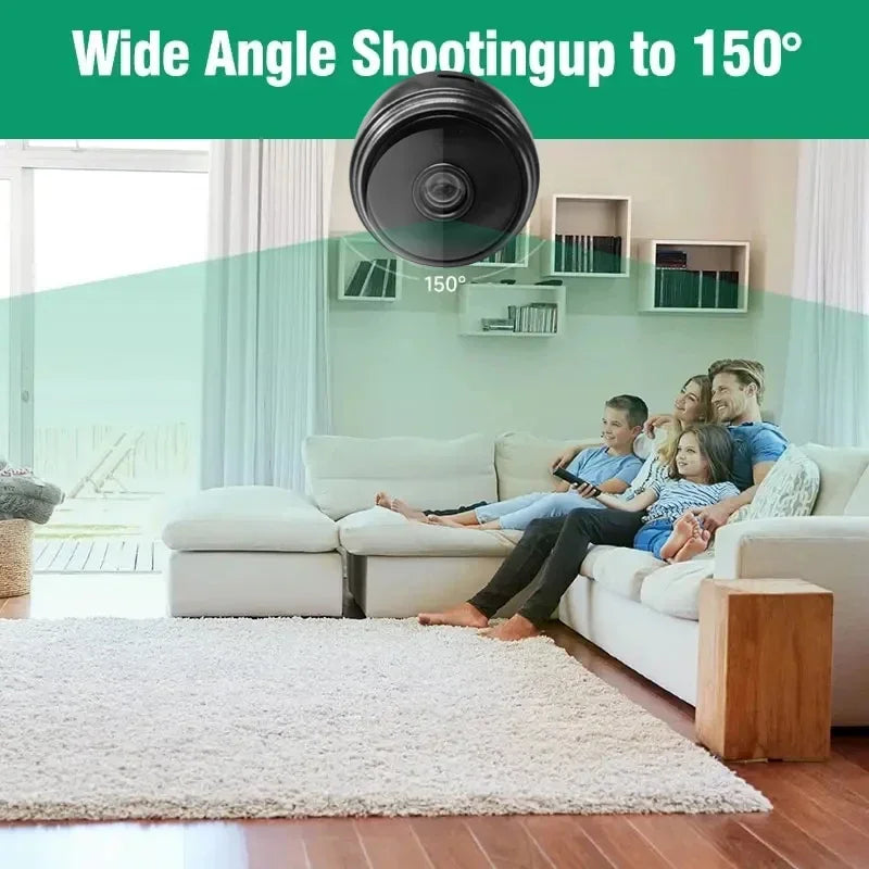 A9 Mini HD 720P Smart Home Security WiFi IP Camera with Mobile Remote Monitoring Application