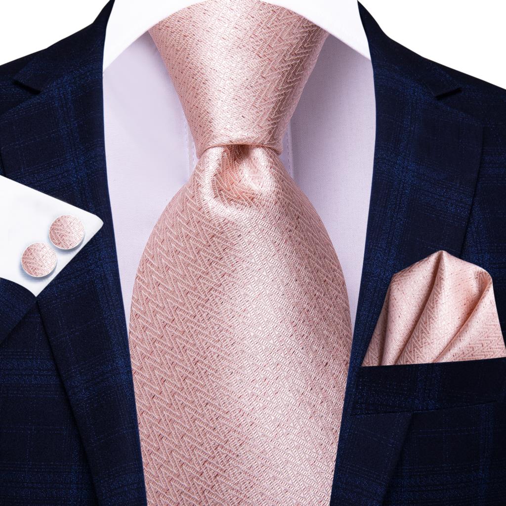 Hi-Tie Peacock Blue Novelty Design Silk Wedding Tie For Men