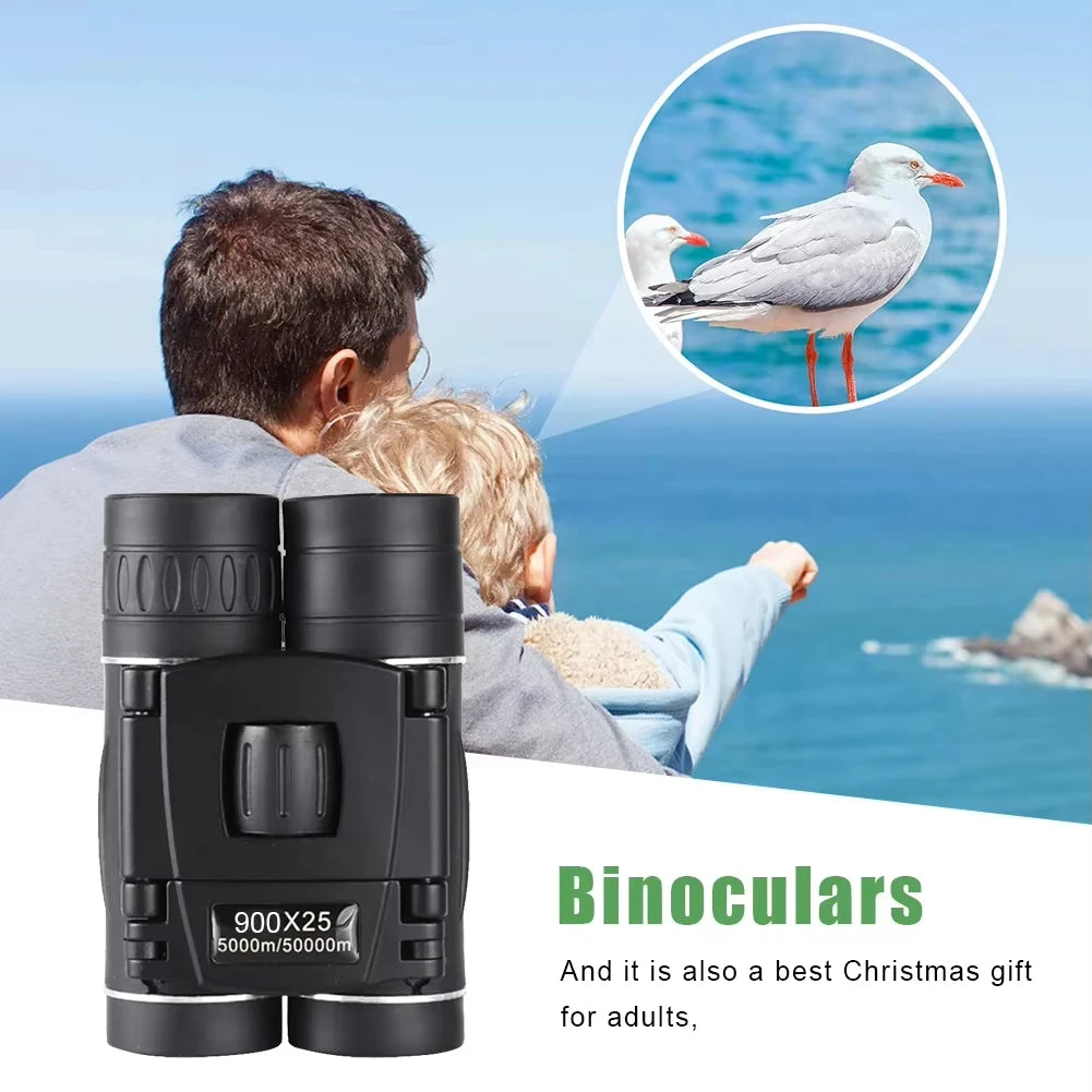 High Definition 900x25 Binoculars Portable Long Distance Telescope for Outdoor Sports Hunting Camping Travel Gift No reviews yet