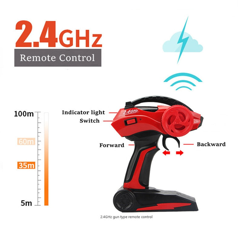 4WD RC Car With Led Lights For Children
