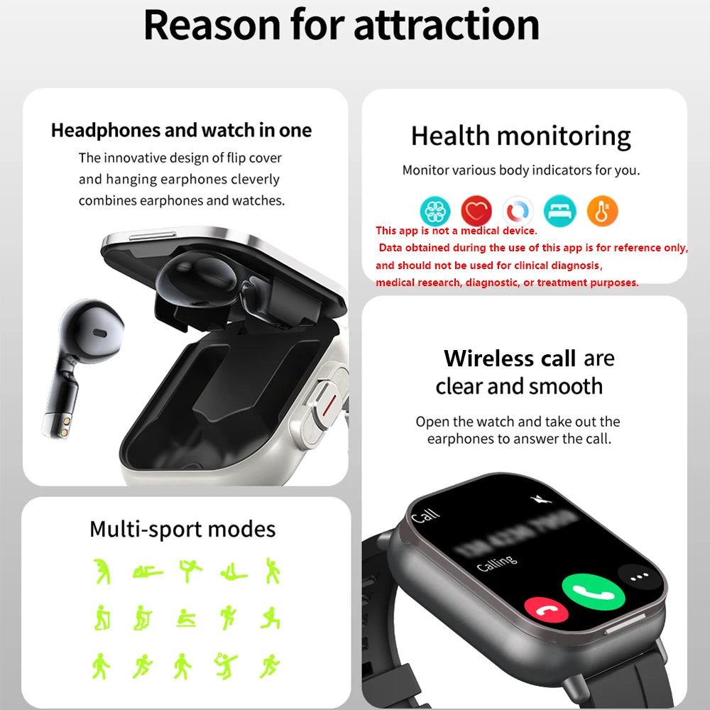 New GPS Smart Watch Men Built-in earphone Sport Fitness Tracker Bluetooth CallWeather Display Smartwatch For Xiaomi Huawei Phone