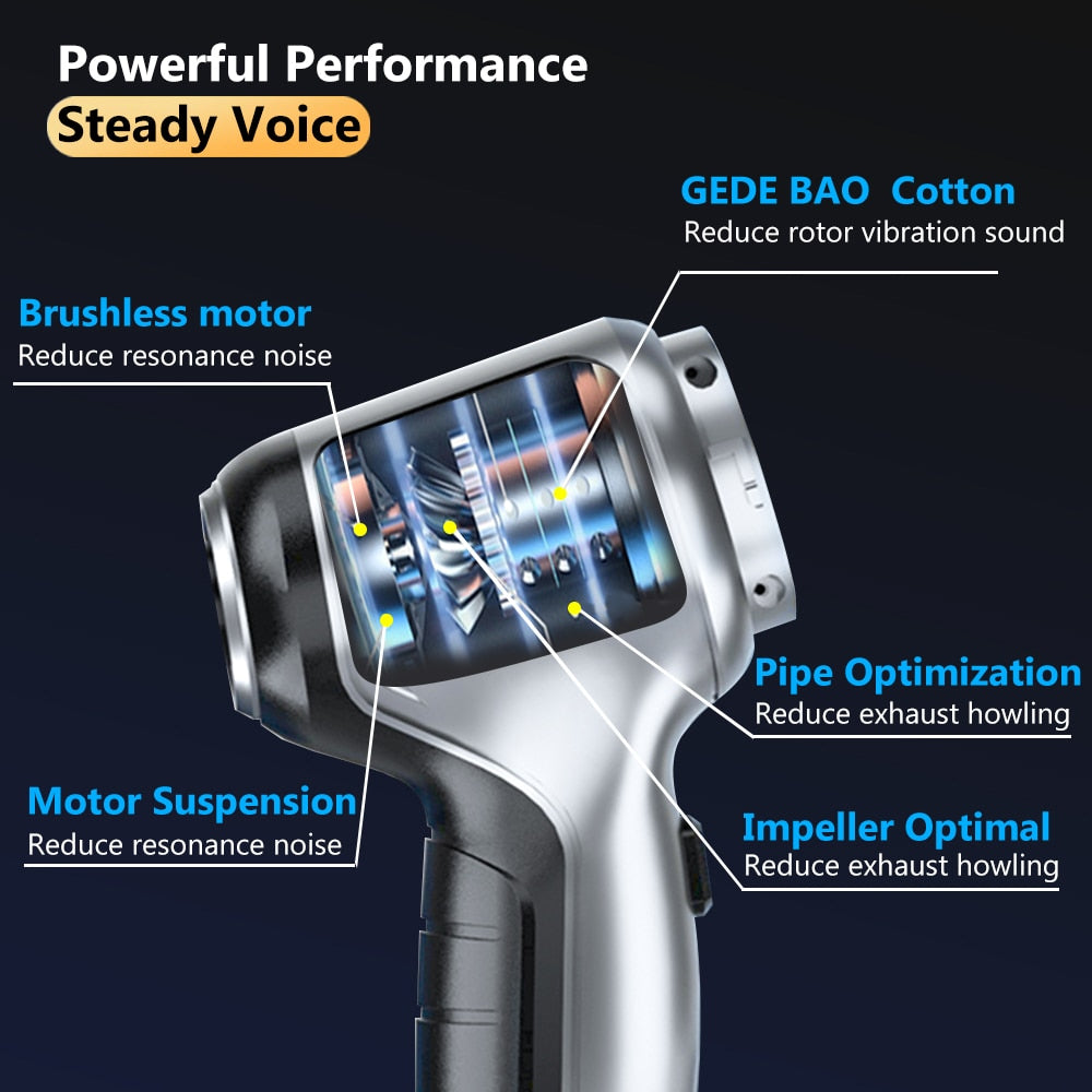 Car Vacuum Cleaner Auto Robot Wireless Powerful Strong Suction Cleaning Machine
