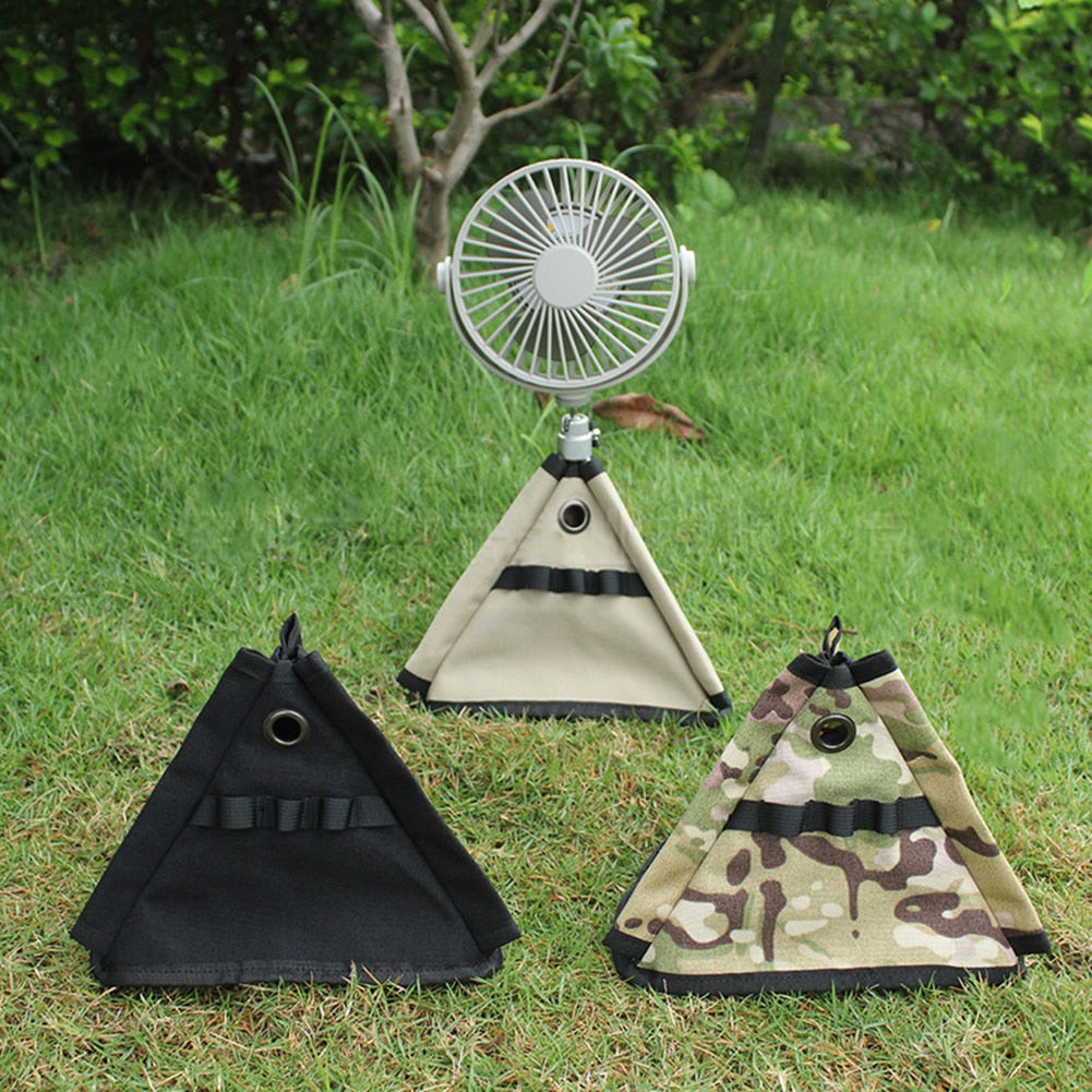 Camping Fan Storage Roll Paper Box Tripod