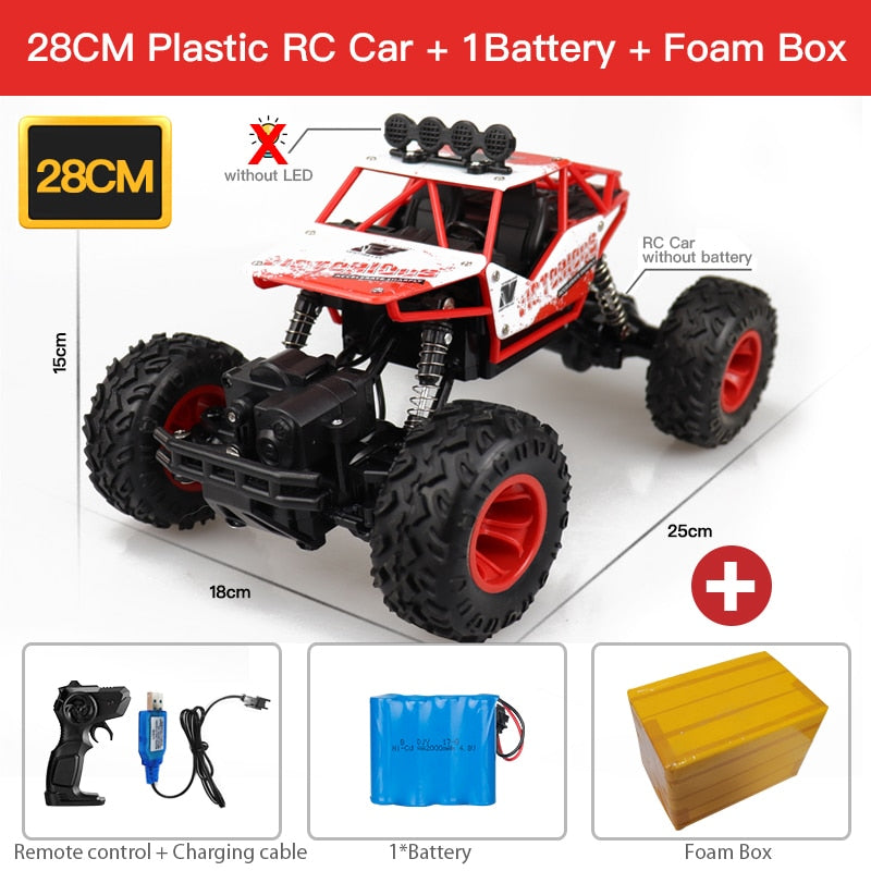 4WD RC Car With Led Lights For Children