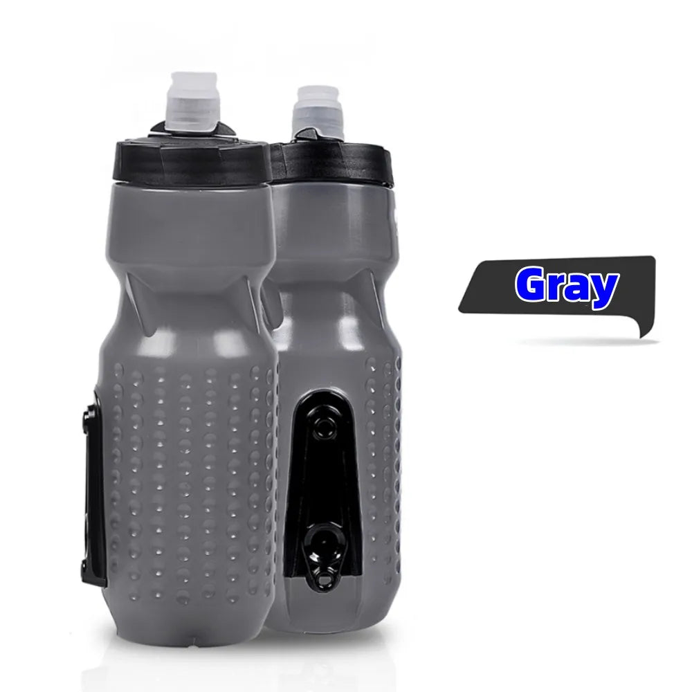 Bike Water Bottle 710ML With Magnetic Mount Leak-Proof Sports Cycling Bottle Camping Hiking Riding Kettle Bicycle Accessories