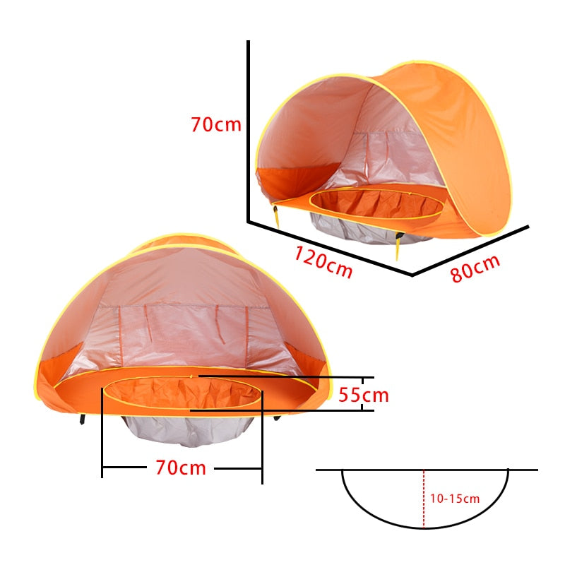 Baby Beach Tent Portable Shade Pool UV Protection