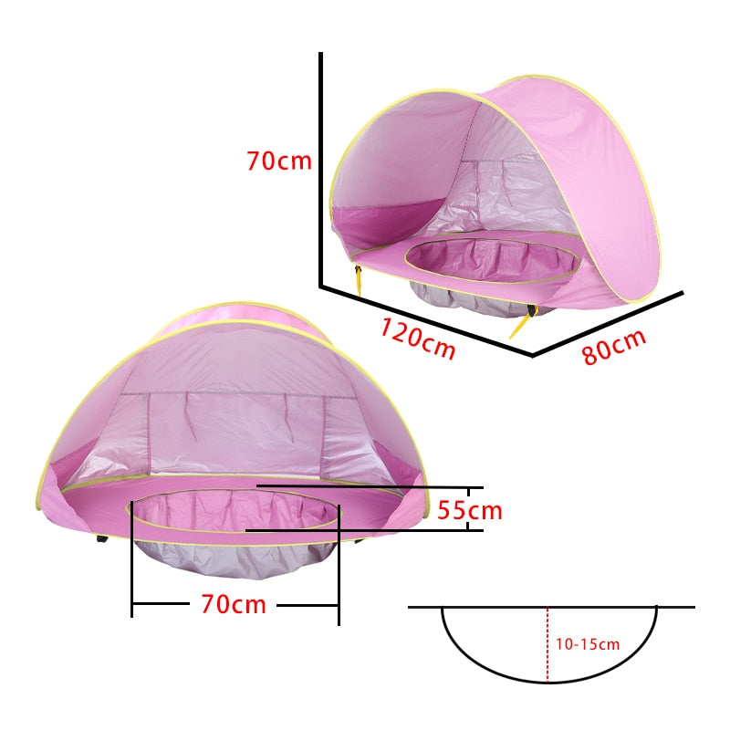 Baby Beach Tent Portable Shade Pool UV Protection