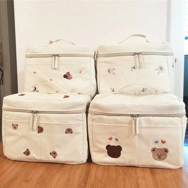 Waterproof Baby Feeding Bottle Cooler Bag Stroller Baby Nappy Bag for Pram Organizer Diaper Pouch