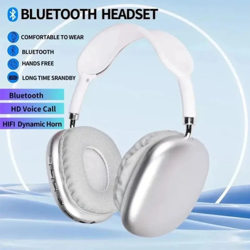 P9 Wireless Bluetooth Earphones Headphones Outdoor Sports Headset Game With Charging Bin Display Touch Control Earbuds for Muisc