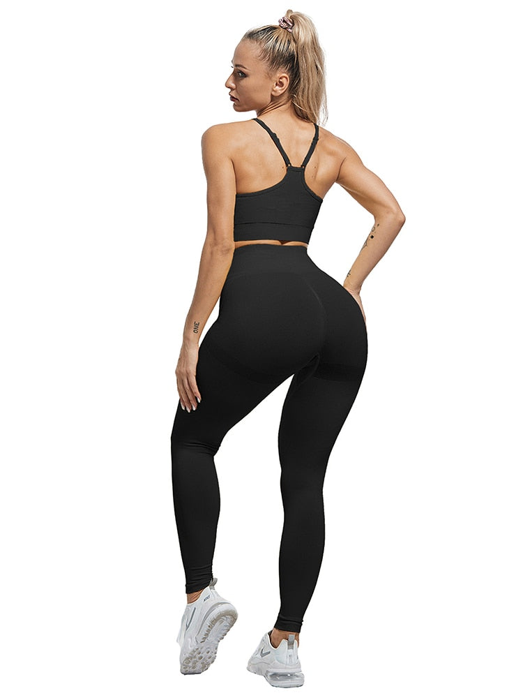 Women Slim High Waist Seamless Fitness Legging