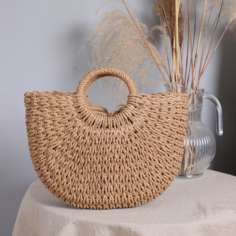 Summer Beach Weaving Handmade Straw Bags for Women