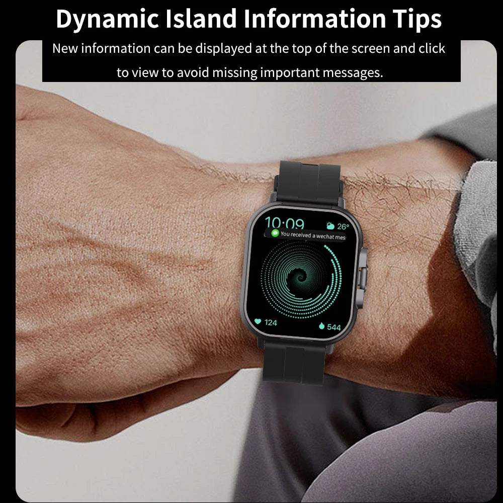 New GPS Smart Watch Men Built-in earphone Sport Fitness Tracker Bluetooth CallWeather Display Smartwatch For Xiaomi Huawei Phone