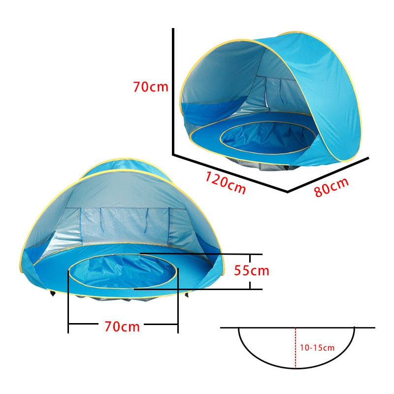 Baby Beach Tent Portable Shade Pool UV Protection