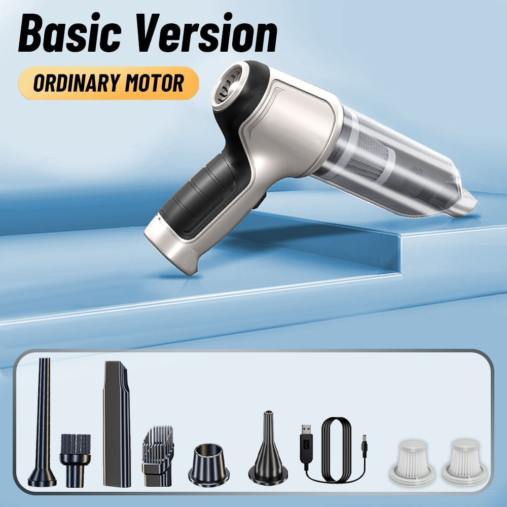 Car Vacuum Cleaner Auto Robot Wireless Powerful Strong Suction Cleaning Machine