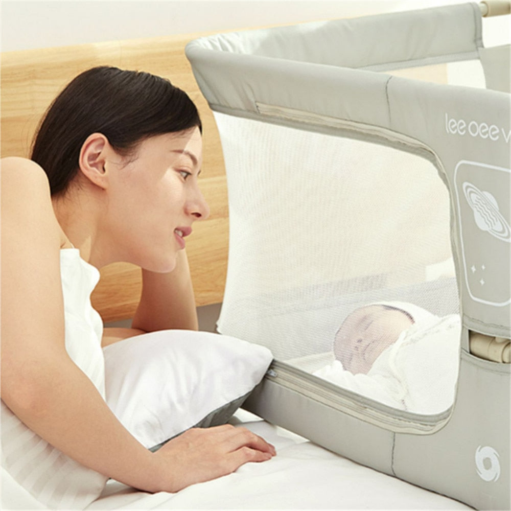 Comfortable Toddler Baby Bed within Bed Safety Protection Easy To Install Bedside Crib