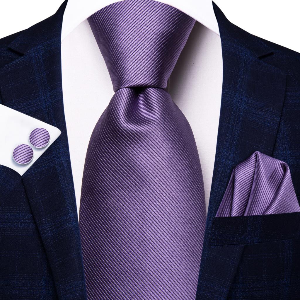 Hi-Tie Peacock Blue Novelty Design Silk Wedding Tie For Men