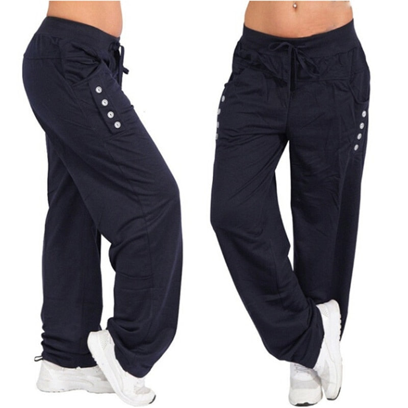Spring Autumn Women Loose Casual Cargo Pants