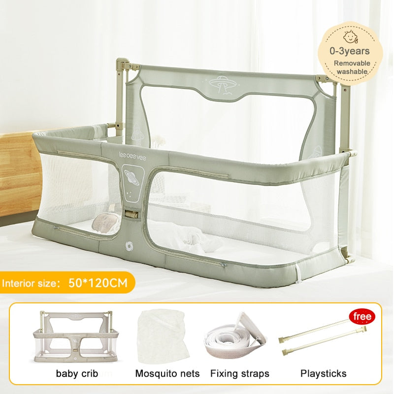 Comfortable Toddler Baby Bed within Bed Safety Protection Easy To Install Bedside Crib
