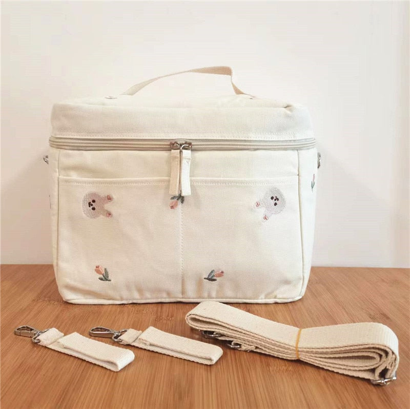 Waterproof Baby Feeding Bottle Cooler Bag Stroller Baby Nappy Bag for Pram Organizer Diaper Pouch