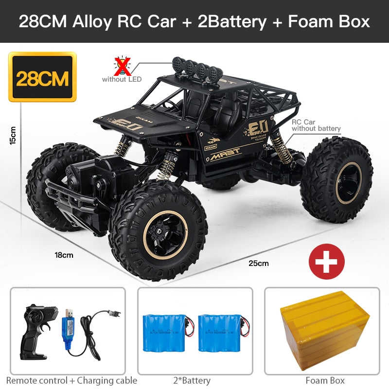 4WD RC Car With Led Lights For Children