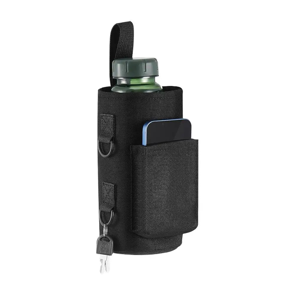 Magnetic Sling Bottle Bag with Shoulder Strap Water Bottle Holder Phone Holder for Men Women Workout Fitness Travel Outdoor