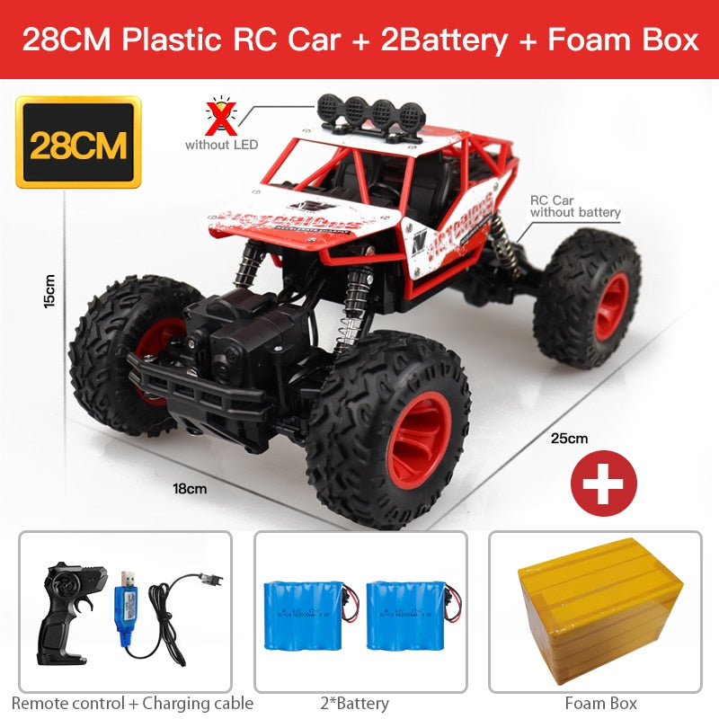 4WD RC Car With Led Lights For Children