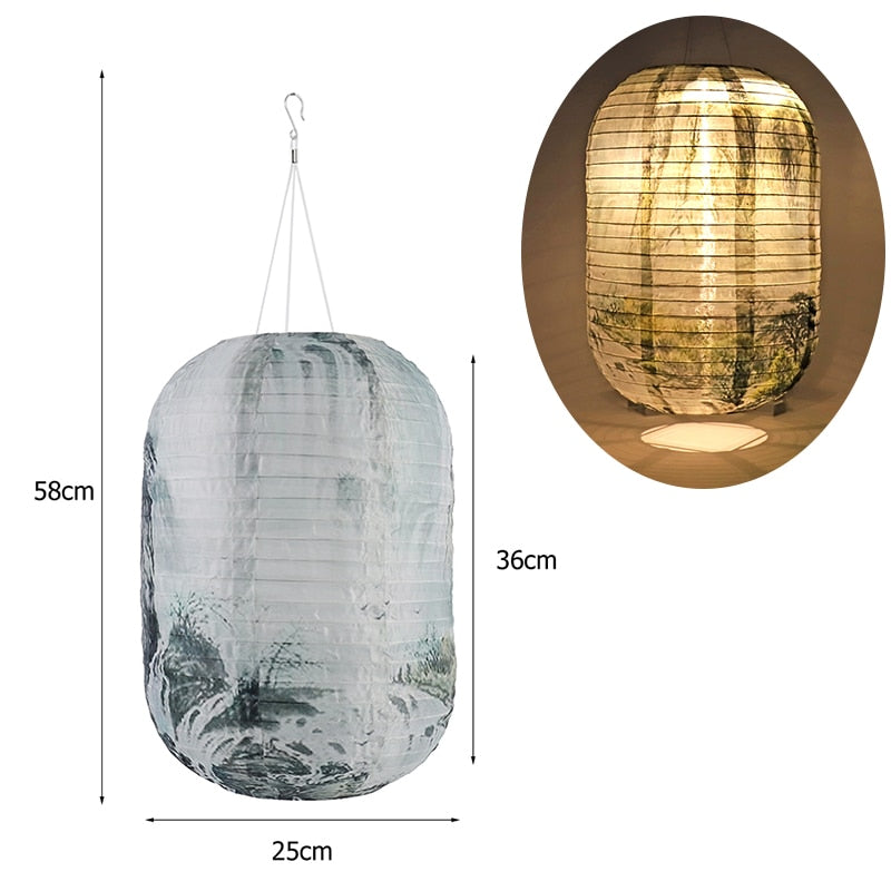 25cm Waterproof Solar Lanterns LED Light