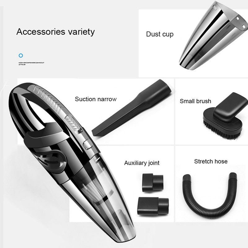 Wireless Powerful Cyclone Suction Rechargeable Handheld Vacuum Cleaner