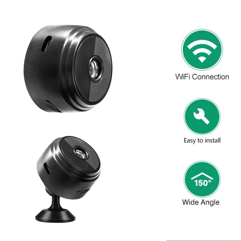 A9 Mini HD 720P Smart Home Security WiFi IP Camera with Mobile Remote Monitoring Application