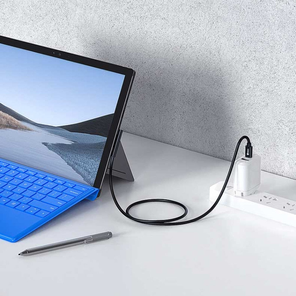 Fast Charging Cable for Microsoft Surface Pro 7/6/5/4/3 Book/Book 2