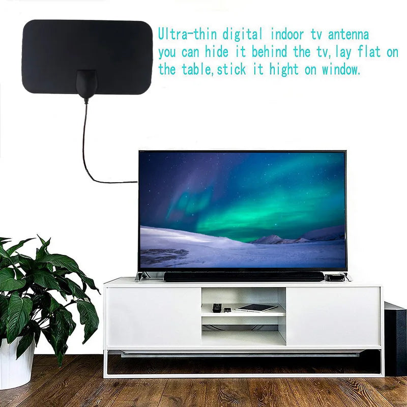 4K TV Antenna For Global Digital TV 1080P DVB-T2 4000 Mile HD Booster For RV outdoor Car antenna Indoor Smart TV Signal Receiver